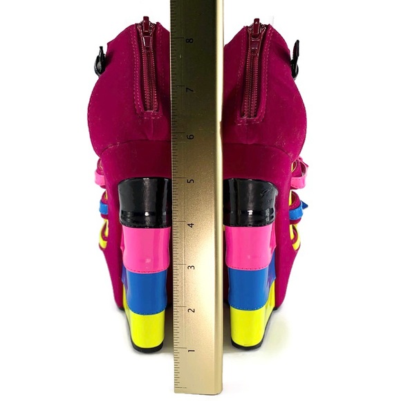 Wedge Sandals Platform Women's Buckle Strap Shoes - Picture 10 of 11